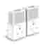 CPL Tplink Kit de 2 Adaptateurs CPL AV1000Mbps Prise gigogne + Port Ethernet Gigabit RJ45 Blanc TP-Link