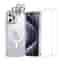 Coque iPhone 15 Pro Max et 2 écrans de protection - TPU - Transparent