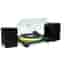 Platine Vinyle Tourne Disque 33/45/78 tours Bluetooth avec Plateau Lumineux LED - Big Ben PARTYBTTDLIGHT, avec Enceintes Thomson Bois 50W