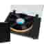Platine Vinyle Tourne Disque 33/45/78 tours Bluetooth avec Plateau Lumineux LED - Big Ben PARTYBTTDLIGHT, avec Enceintes Thomson Bois 50W