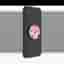 Stabilisateur Support PopGrip Adhésif Stand et Selfie Berry bloom Popsockets