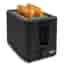 Grille pain Grille-pain Toaster Dolce Casa DC-GP-2 T-DGL-N - 700W, 2 tranches, Décongélation,Thermostat, tiroir à miettes, Noir Mat fentes - Noir