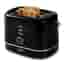Grille pain Grille-pain Toaster Dolce Casa DC-GP-2 T-DGL-N - 700W, 2 tranches, Décongélation,Thermostat, tiroir à miettes, Noir Mat fentes - Noir
