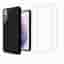 Coque Galaxy S21 FE 5G et 2 écrans de protection - Silicone - Noir
