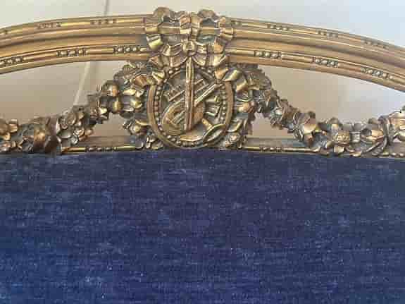 Liten soffa / Bänk Louis XV-stil 1900-talet