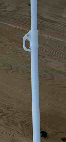 VIT NY PARASOLL 1,5 METER / DIAMETERN VINKELBAR .