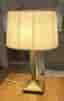 Retro bordslampa, lampa med klassisk oval lampskärm