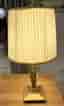 Retro bordslampa, lampa med klassisk oval lampskärm