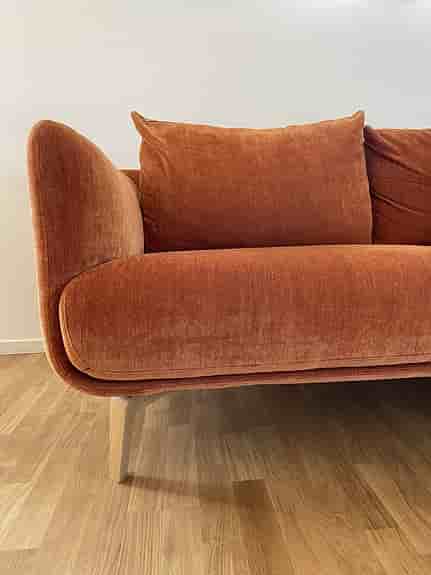 Moa 4-Sits Soffa med fotpall och 2 kuddar