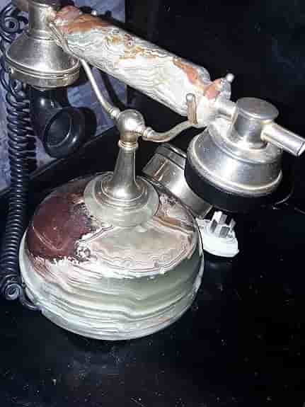 Onyx Retrotelefon FATAP Italiano - PietraSanta. (Sällsynt)