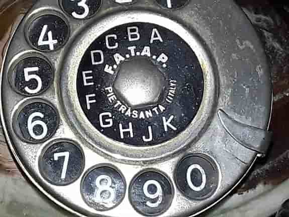 Onyx Retrotelefon FATAP Italiano - PietraSanta. (Sällsynt)
