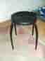 IKEA pall Fritiof svart