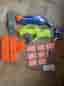 Nerf gevär och pistoler med pilar