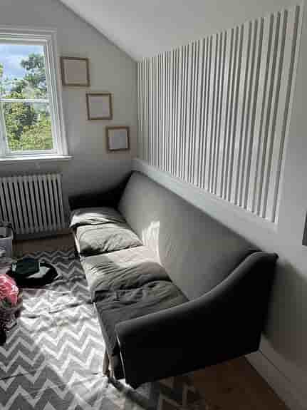 liten smidig bäddsoffa