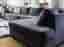 5 Seater - L Shape - Charcoal Grey Sofa (sits 3+2)