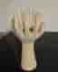 Blomvas HANDS. Beige. Keramik.