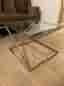 Soffbord i glas och metall – modernt & i fint skick