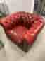 Skinnfåtölj Chesterfield