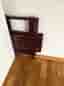 BORD: Fällbart Teak/mahogny färg, bord, 60x45 cm