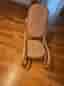 Thonet style child rockingchair - bent wood, ratan