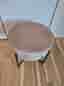 Puff / pall beige sammet