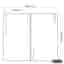 IKEA Gardinset 2-pack Vit 145x250 cm Bomull