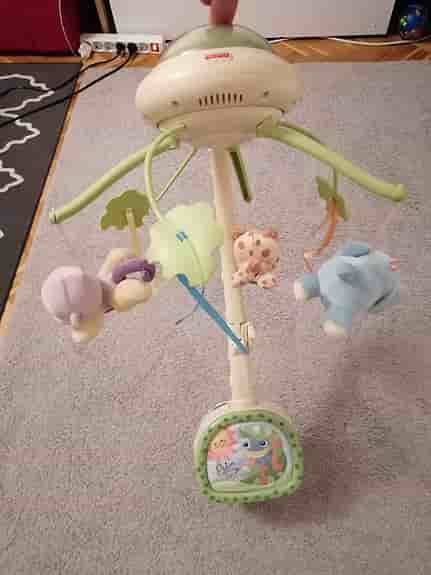 Fisher-Price Speldosa för spjälsäng (Fisher-Price Karusell regnskog L0527)