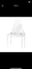 HEMNES bord med spegel & pall