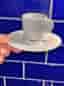 Iittala Nespresso Espresso Koppar med Fat Vit Porslin 8 st.