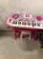 Mini piano keyboard rosa leksak