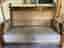 Antik Soffa - Paneldivan, bord