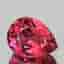 Naturlig Tourmaline Rubellite ädelsten 6,96 ct violett/rosa päronformad slipning