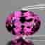 Naturlig rosa safir oval fasettslipad 0,52 carat
