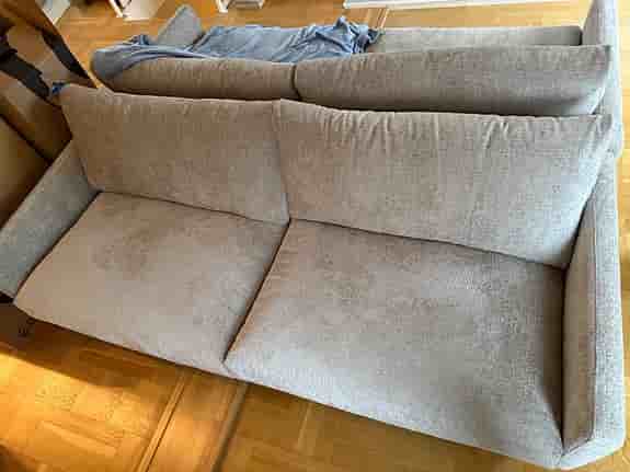 Embla 3-sits XL (Folkhemmet) – Genesis Dove – Helt ny (endast monterad)