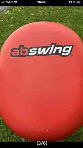 Ab Swing träningsredskap för magmuskler röd, grå