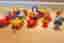 LEGO Fabuland 8 st minifigurer, fordon, skottkärra, barnvagn, vattenkanna