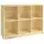 Bokhylla 104x33x76 cm massiv furu