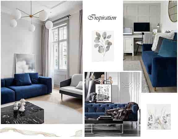 Soffa & Fotpall / Helt nytt / Leverans ingår