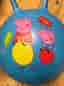 Peppa Pig Uppblåsbar Studsboll 45cm