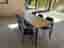 Mat grupp bord 1800x800 björkfaner 6st stolar.