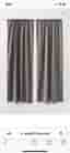 Nya (nypris 799 kr) H&M Home gardiner i bomullssammet,