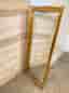 Mid century modern spegel 1950/60 tal i teak, mässing och rotting