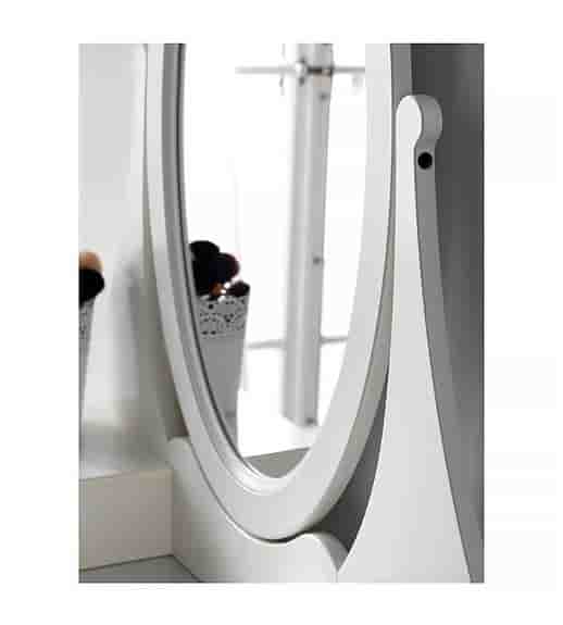 HEMNES Ikea Toalettbord med spegel, vit, 100x50 cm
