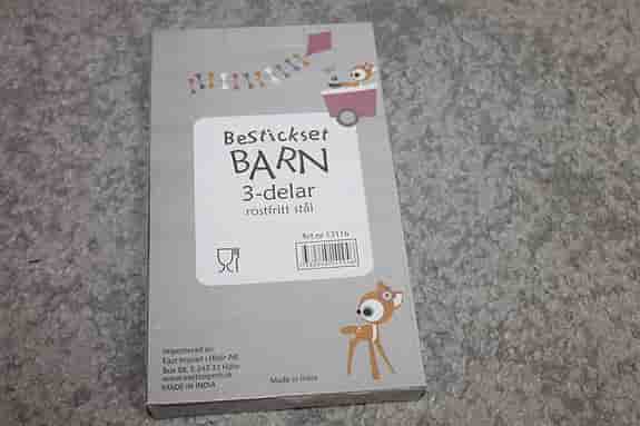 Barnbestick med nallar  14 cm