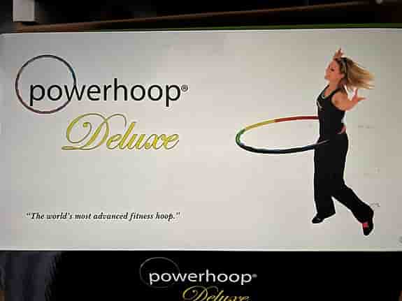 Powerhoop Deluxe träningsrockring med vikter