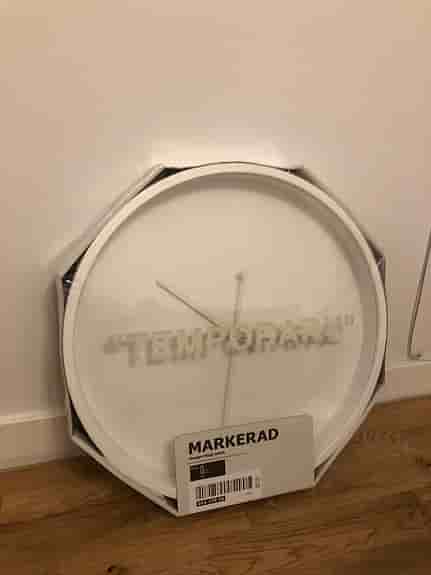 IKEA MARKERAD väggklocka – Virgil Abloh (NY)