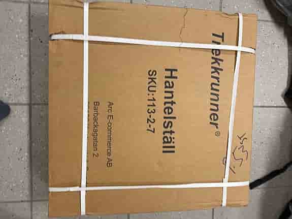 Trekrunner Hantelställ i stål (ej hantlarna)