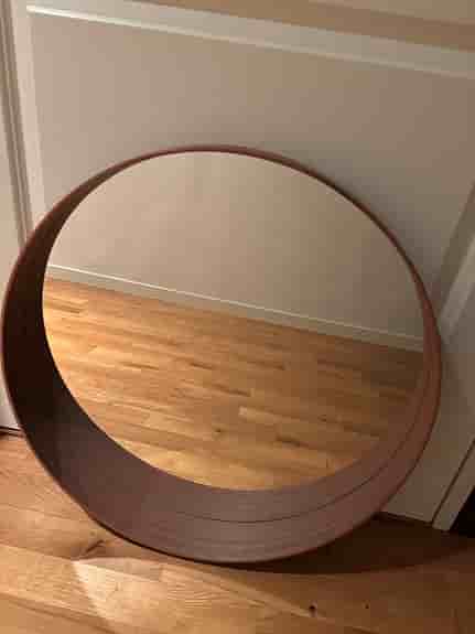 IKEA Stockholm spegel valnötsfanér 60 cm