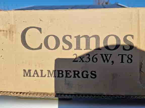 Malmbergs Cosmos lysrörsarmatur 2x36W IP44