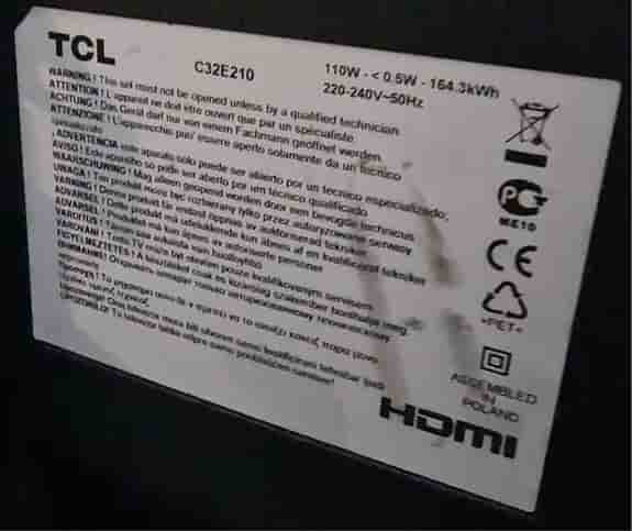 TCL 32" TV